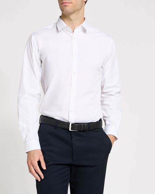 Slim Fit Ultimate Non-Iron Long-Sleeved Shirt - Pack Of 2