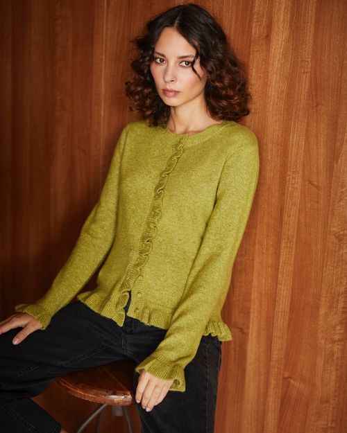 Gallery Kaia Ruffle Cardigan