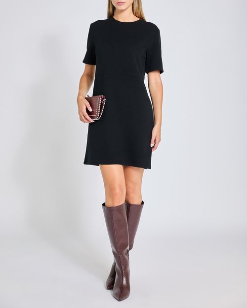 Soft Knit A-Line Mini Dress
