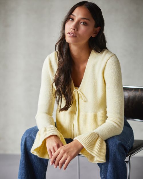 Savida Peplum Cardigan