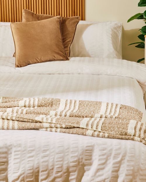 Seersucker Duvet Set