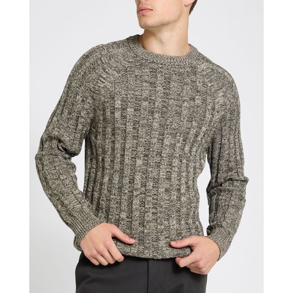 Cotton Ribbed Twist Jumper
