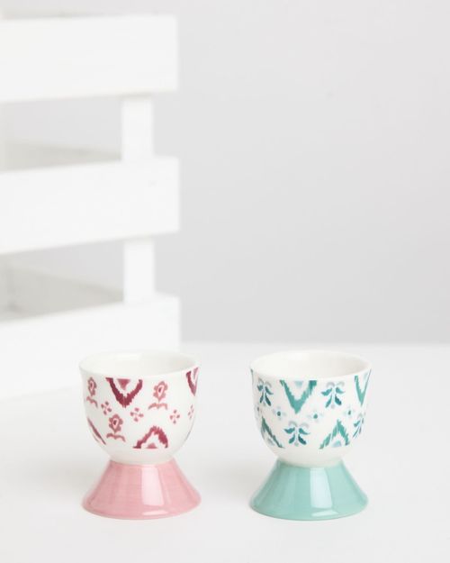 Carolyn Donnelly Eclectic Floral Egg Cup - Pack Of 2