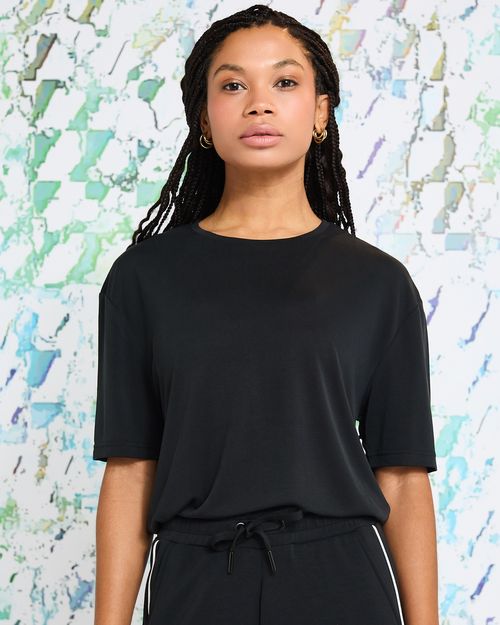Helen Steele Soft Touch Black Modal T-Shirt