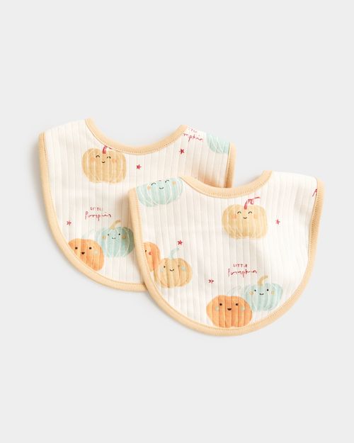 Pumpkin Bibs - Pack Of 2