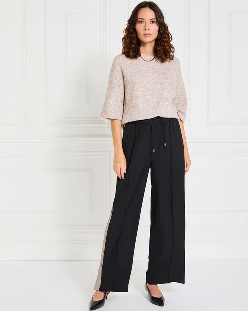 Gallery Open Hem Side Stripe Trousers