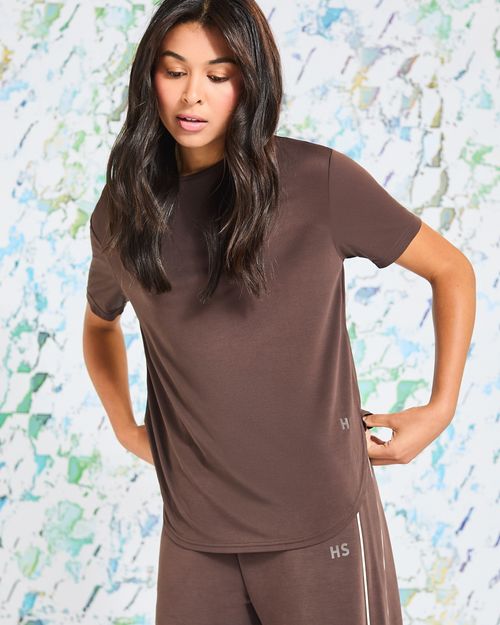 Helen Steele Soft Touch Brown Modal T-Shirt