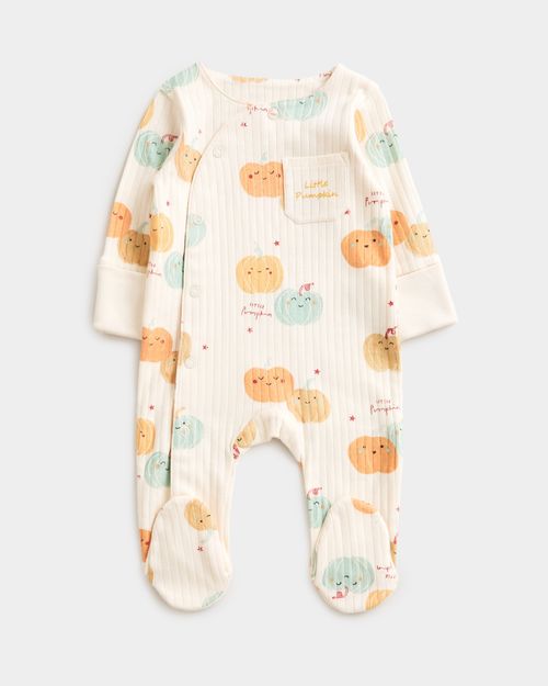 Pumpkin Sleepsuit (Newborn-12 Months)