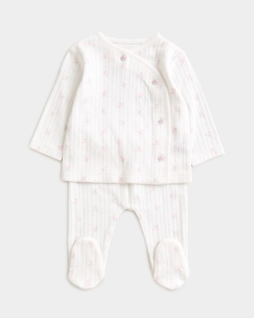 Floral Wrap Set (Newborn-12 Months)