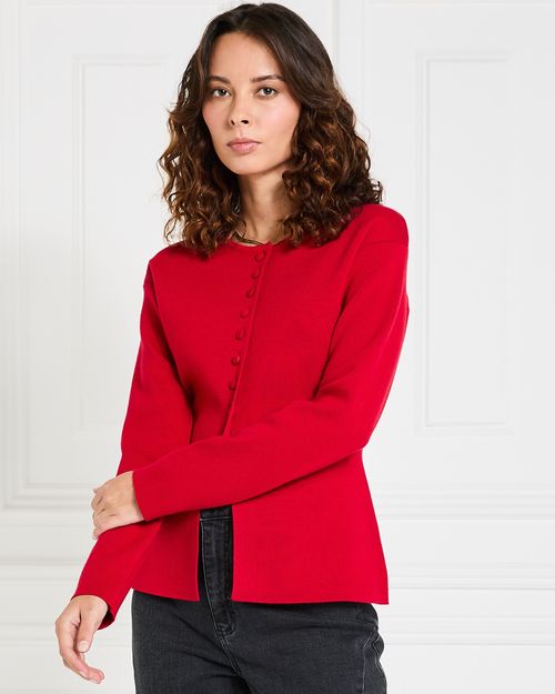 Gallery Kaia Peplum Cardigan