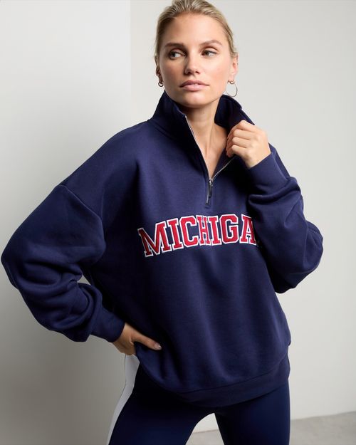 Half Zip Sweatshirt