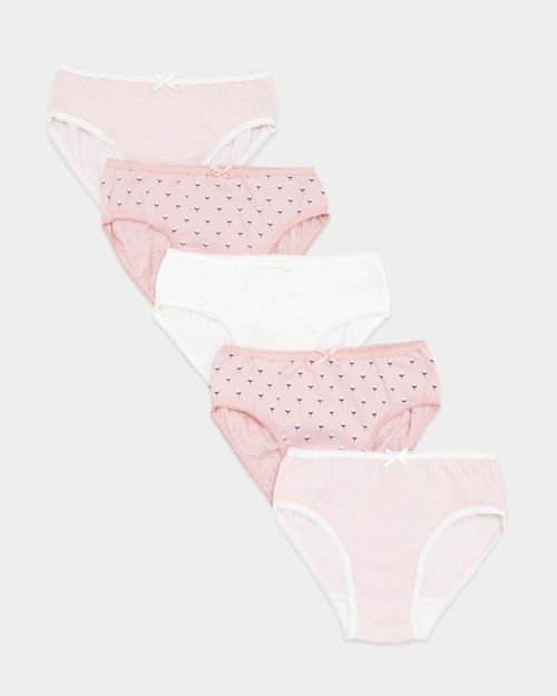 Girls Briefs - Pack Of 5 (2-14 years)