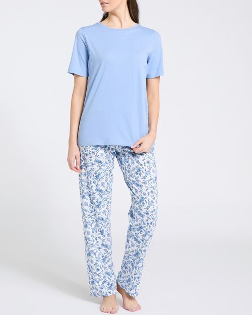 Knit Straight Leg Pyjama Set