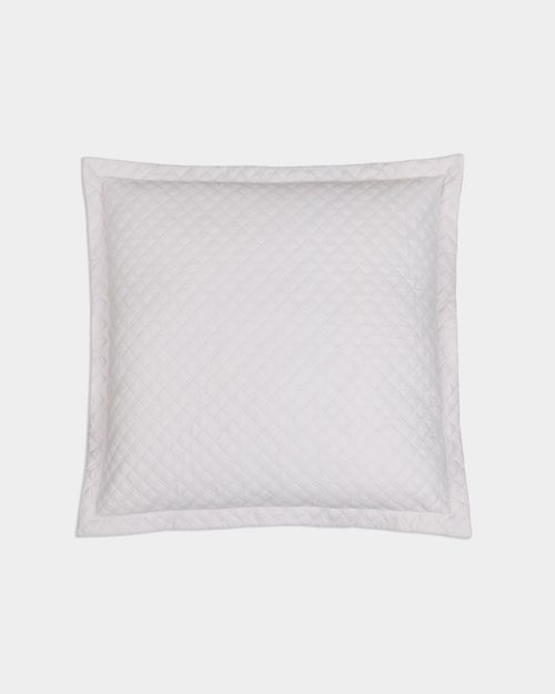 Paul Costelloe Living Diamond Quilted Sateen Euro Cushion