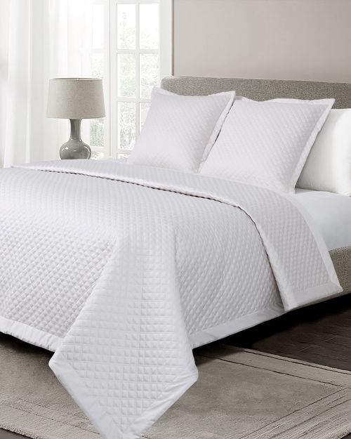 Paul Costelloe Living Diamond Quilted Sateen Throw