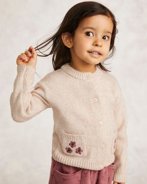 Leigh Tucker Willow Gena Floral Cardigan (6 Months-6 Years)