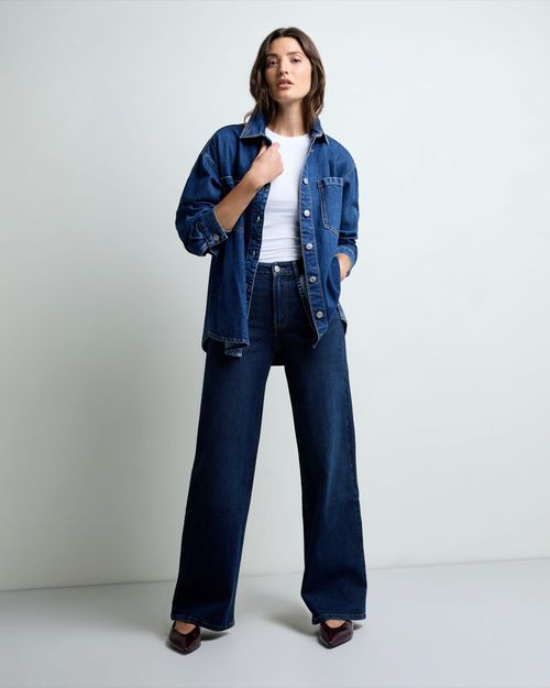 High Rise Wide Leg Jeans