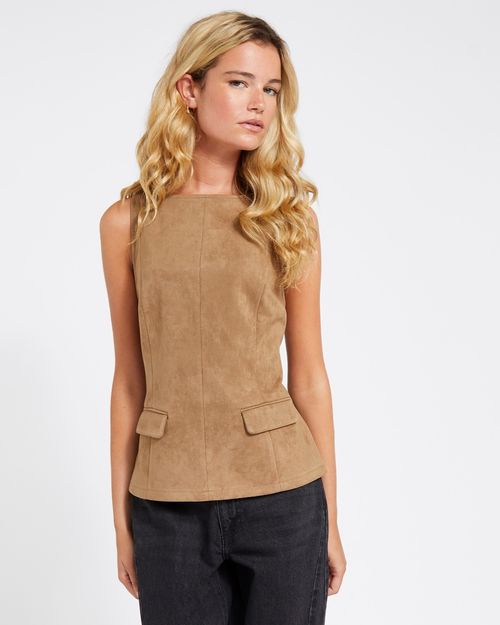Savida Bailey Suede Top