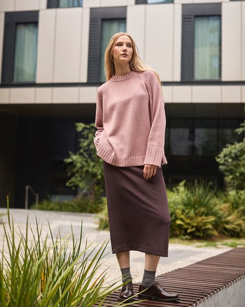Carolyn Donnelly The Edit Raglan Crew Neck Jumper