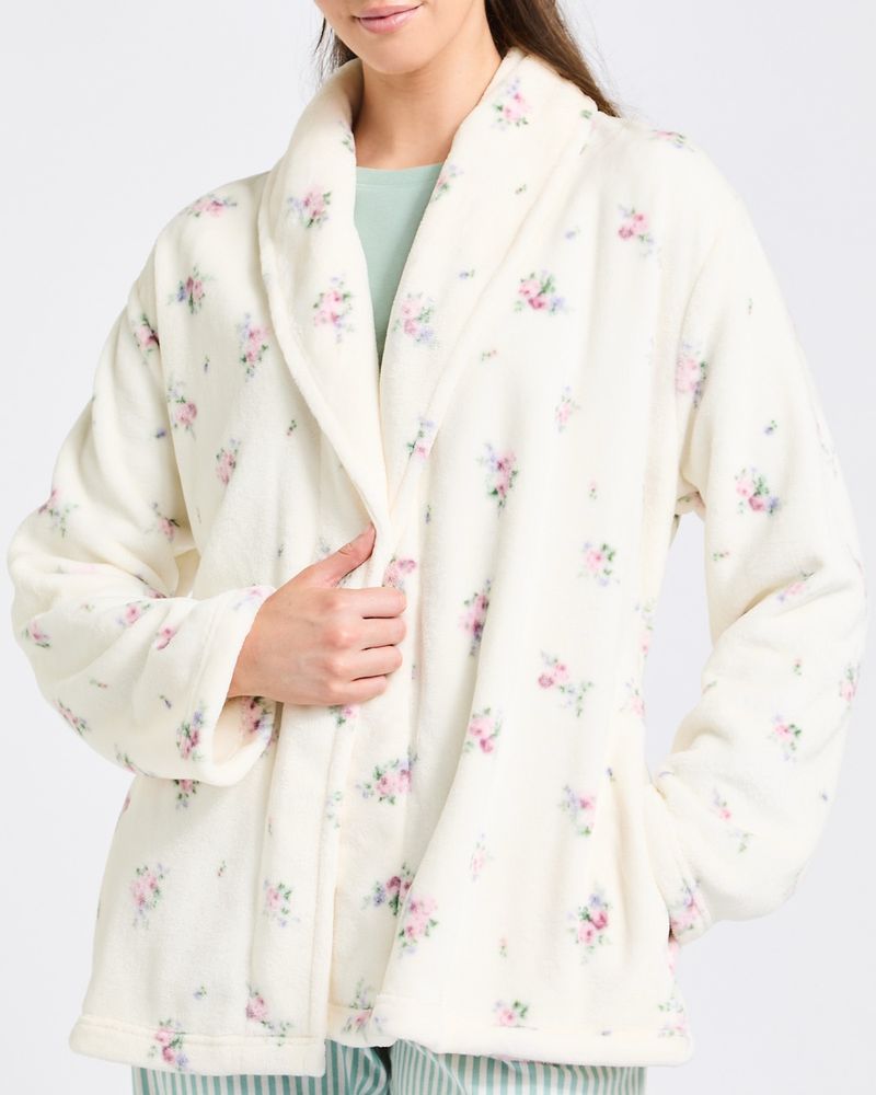 Fleece Bed Jacket Dunnes Stores
