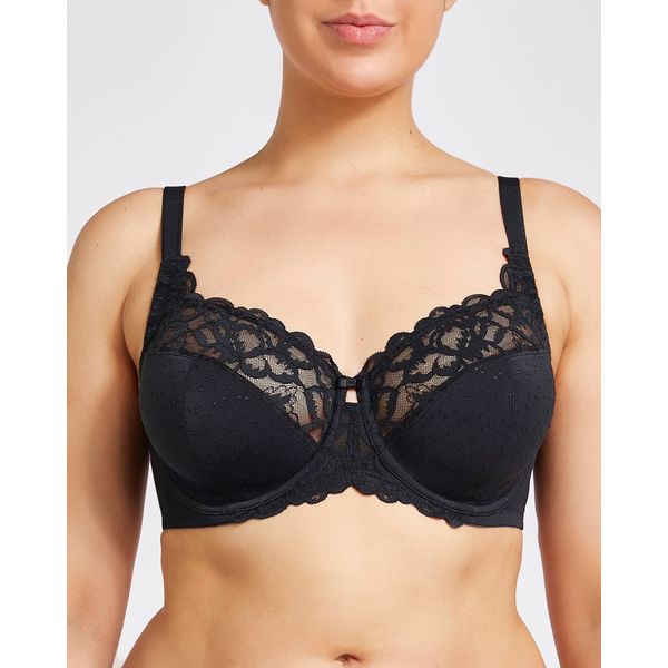 Jacquard Non-Padded Wired Full Cup Bra
