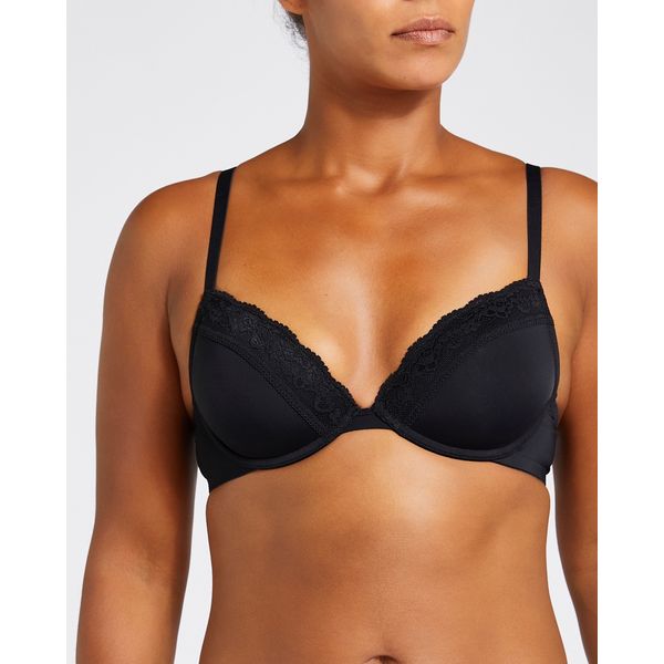Lace Trim Plunge T-Shirt Bra