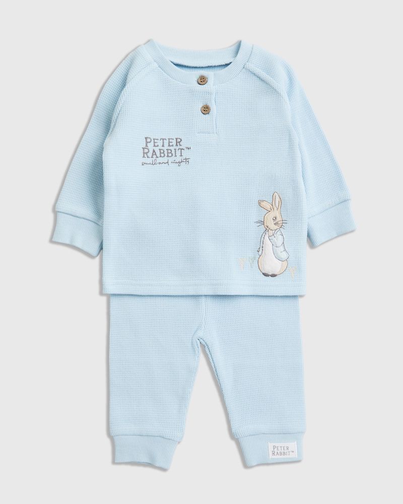 Peter Rabbit Blue Waffle Set (Newborn-12 Months) Dunnes Stores
