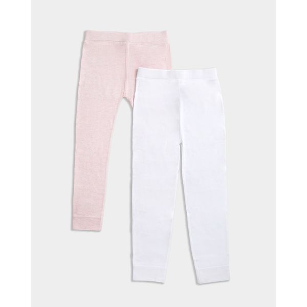 Girls Thermal Leggings - Pack Of 2 (2-14 Years)