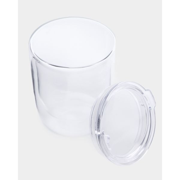Double Walled Glass Travel Mug
