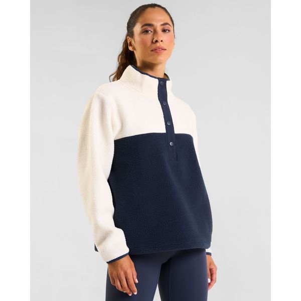 Powercut Ascend Half Snap Marshmallow Fleece