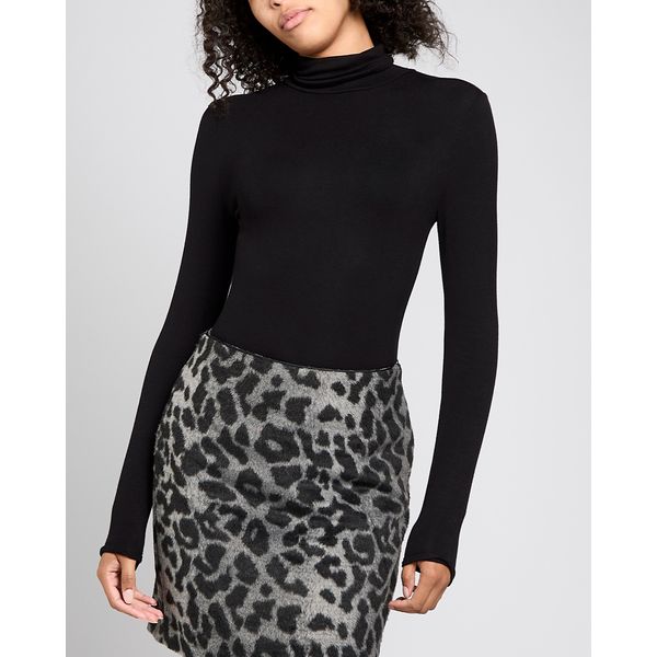 Long Sleeve Jersey Polo Neck