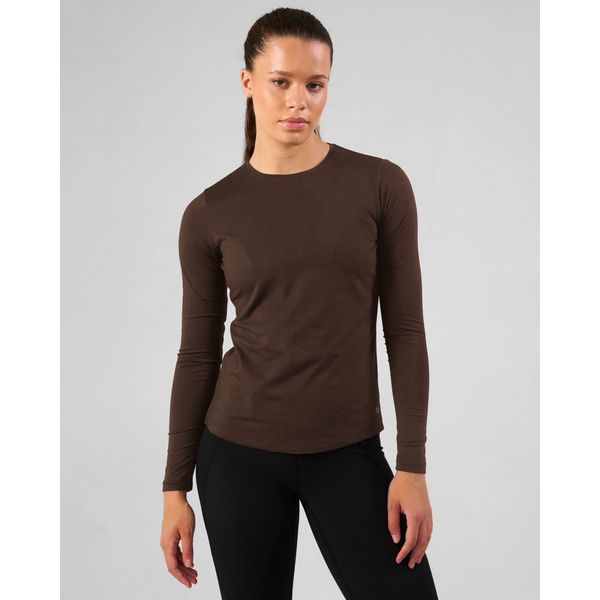 Powercut Core Long Sleeve Espresso Top