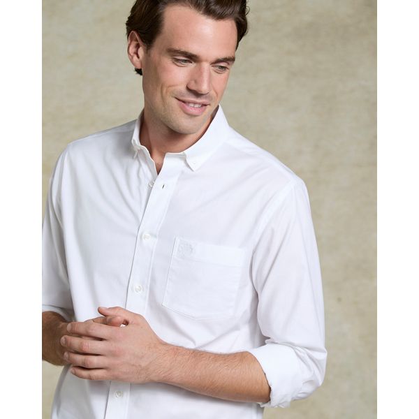 Paul Costelloe Living Regular Fit Stretch Oxford Shirt