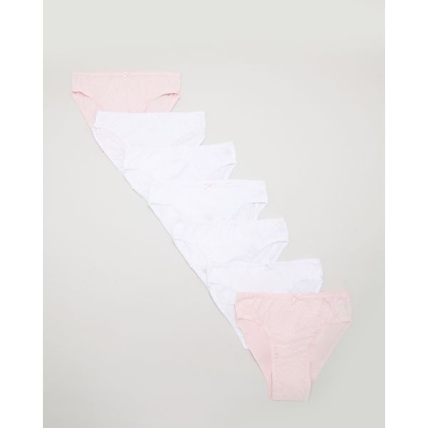 Girls Printed Briefs - Pack Of 7 (2-14 Years)