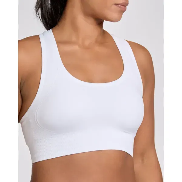 Seamless Ribbed Sports Bra Top