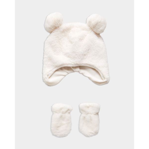 Double Pom Hat Set (6 Months-6 Years)