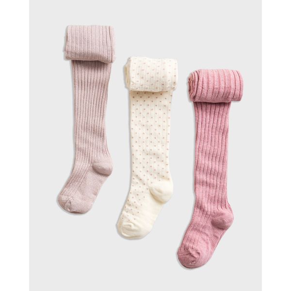 Design Tights - Pack Of 3 (Newborn-10 Years)