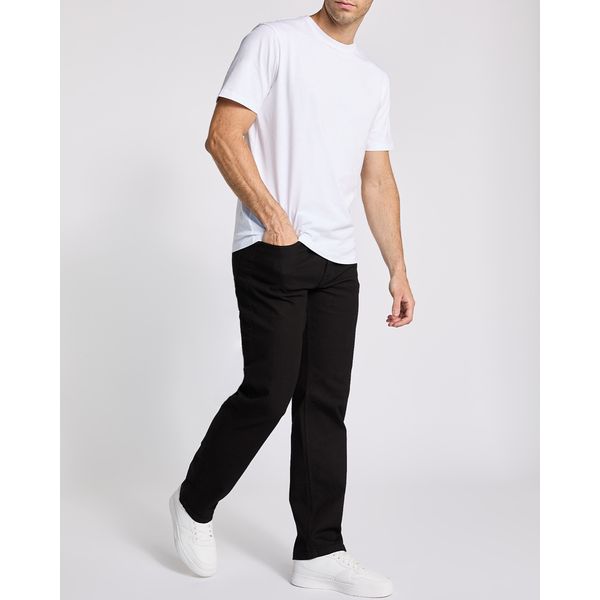 Straight Leg Denim Jeans