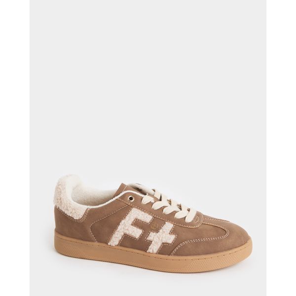 Borg Trim Gum Sole Casual Shoes