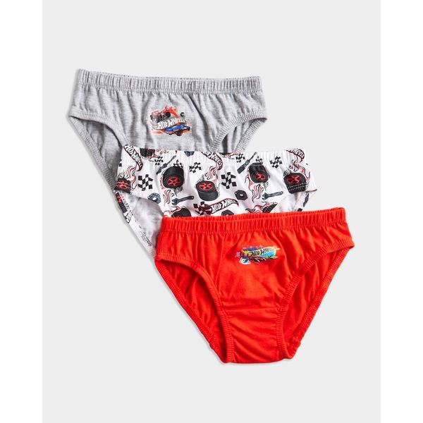 Hot Wheels Briefs - Pack Of 3 (3-8 Years)