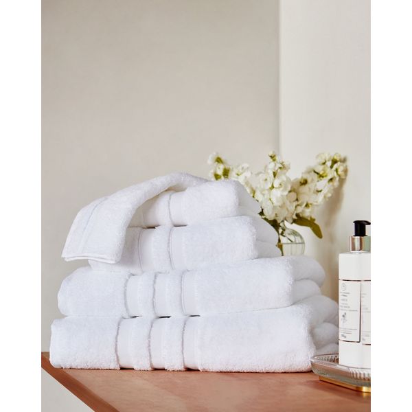 Francis Brennan the Collection White Rope Towel