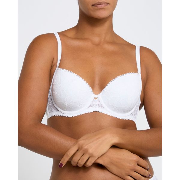 Cleo Padded Lace Balcony Bra