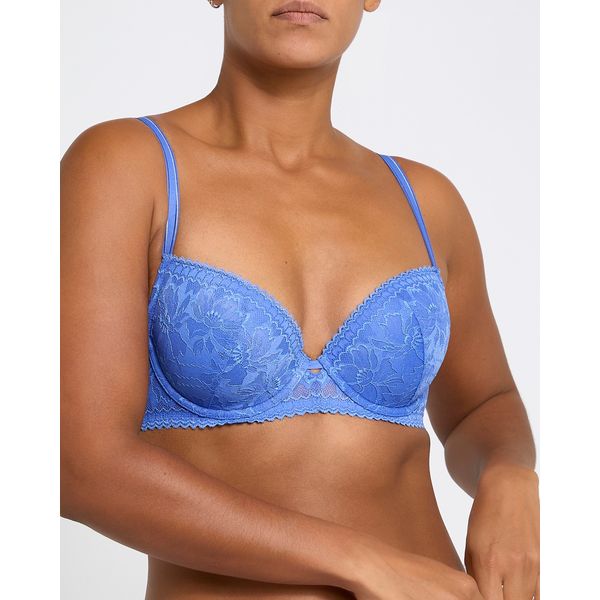 Cleo Padded Lace Balcony Bra