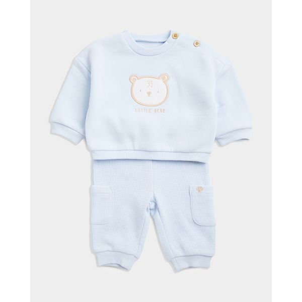 Waffle Bear Set - Two Piece Set (Newborn-12 Months)