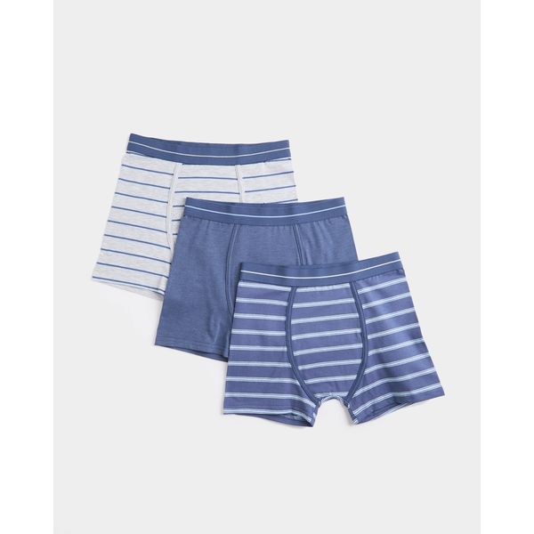 Boys Jersey Trunks - Pack Of 3 (2-14 Years)