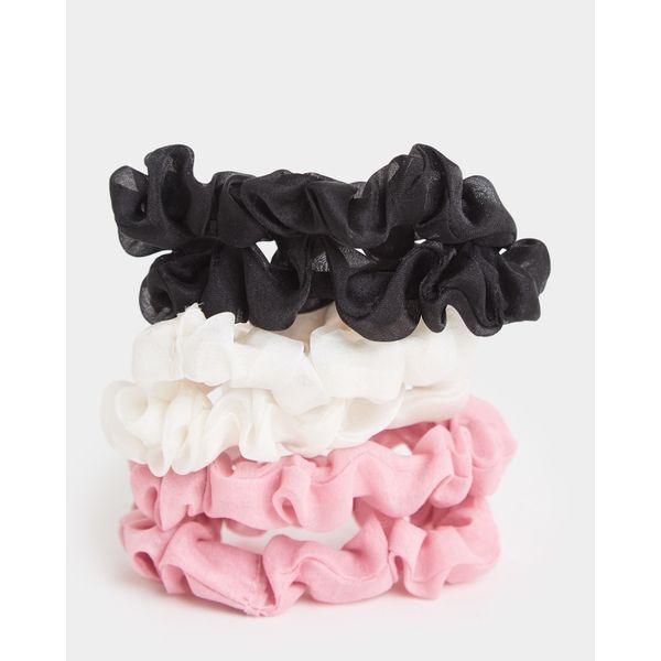Organza Scrunchies - Pack Of 6