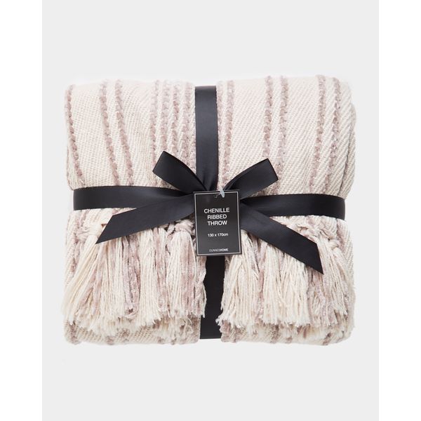 Chenille Ribbed Throw