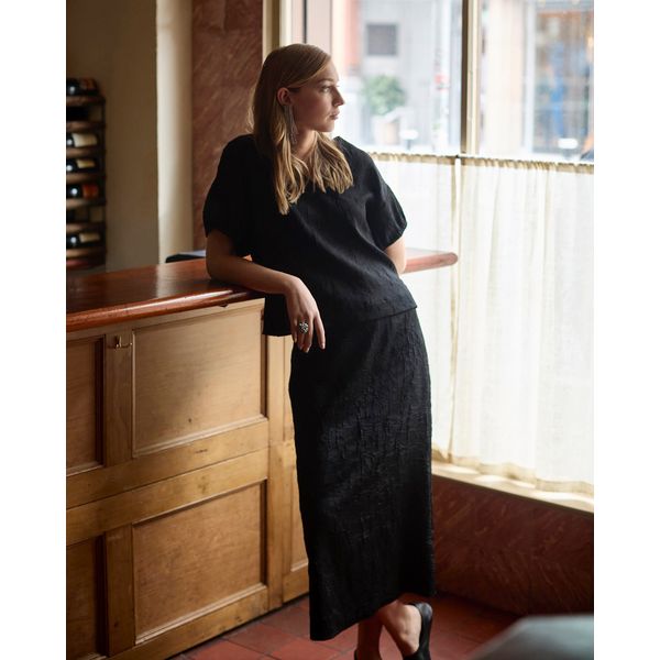 Carolyn Donnelly The Edit Textured Co-Ord Top