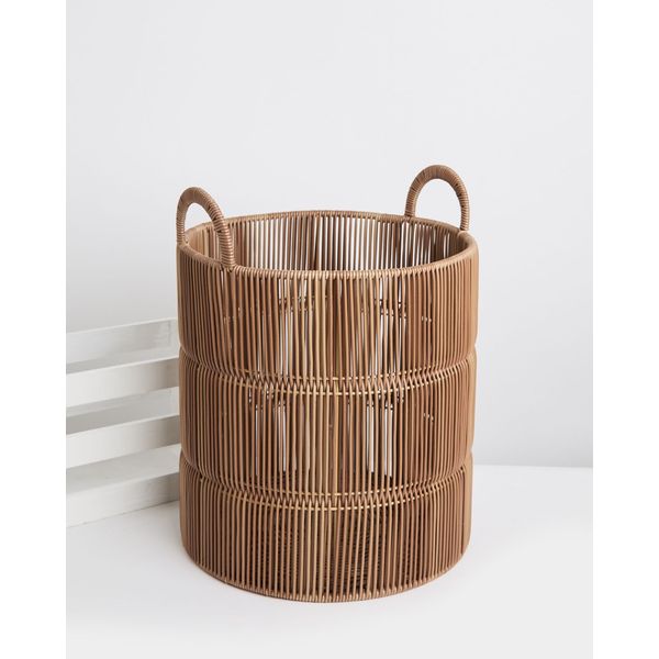 Carolyn Donnelly Eclectic Round Storage Basket