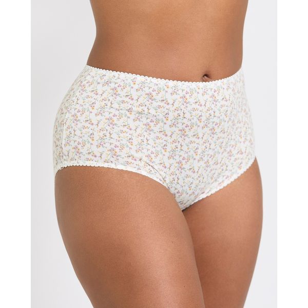 Print Cotton Rich Full Brief - Pack Of 5
